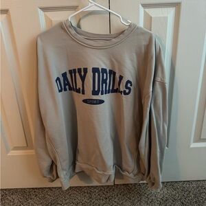 Gray Daily Drills Sweatshirt